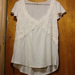 Top with lace